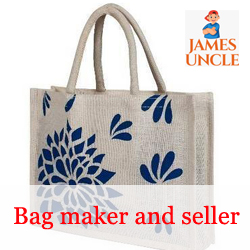 Bag maker and seller Mr. Amit Gayen in Mahestala